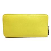 Hermès Vintage Pre-owned Laeder plnbcker Yellow, Dam