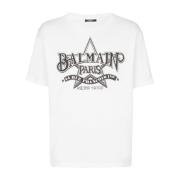 Balmain stjärna T-shirt White, Herr