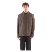 Circolo 1901 Herringbone Wool Work Jacket Gray, Herr