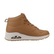 Skechers Hög Stand Sneakers Brown, Dam