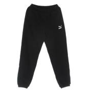 Puma Klassiska Svarta Sweatpants Elastisk Midja Black, Herr