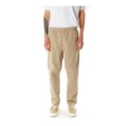 Carhartt Wip Casual bomullsbyxor med elastisk midja Beige, Herr