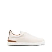 Ermenegildo Zegna Triple Stitch Sneakers White, Herr