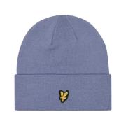 Lyle & Scott Klassisk Beanie Mössa Blue, Herr