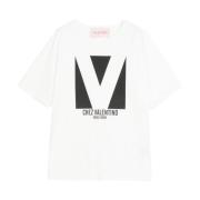 Valentino Garavani Vit T-shirt Damkläder White, Dam