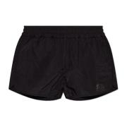 Golden Goose Logo shorts Black, Dam