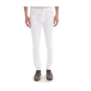 Daniele Alessandrini Vit Casual Skjorta Pj4610L1003531 White, Herr