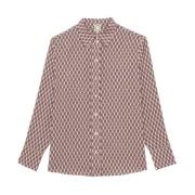 Ines De La Fressange Paris Maureen Shirt Brown, Dam