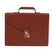 Louis Vuitton Vintage Pre-owned Laeder portfljer Brown, Dam