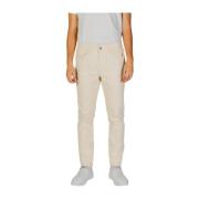 Jeckerson Stretchbomulls jeanskollektion för män Beige, Herr