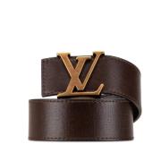 Louis Vuitton Vintage Pre-owned Laeder skrp Brown, Dam