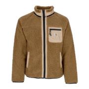 Carhartt Wip Sherpa Jacka Hög Hals Dragkedja Brown, Herr