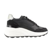 Geox Sneakers Spherica Ec13 Black, Dam