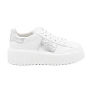 Hogan Vita Snörskor med Flatform Sula White, Dam