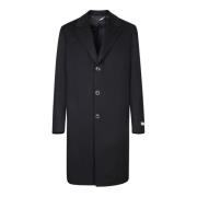 Canali Lyxig Ull Kashmirrock Black, Herr