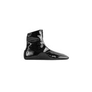 Alaïa Svart Patent High-Top Sneakers Black, Dam