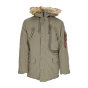 Alpha Industries Polarjacka med dragkedja Green, Herr