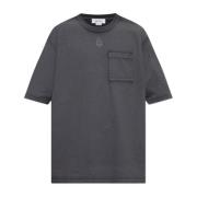 Alexander McQueen T-shirt med logotyp Gray, Herr