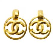 Chanel Vintage Pre-owned Guld chanel-smycken Yellow, Dam