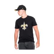 New Era Svart Saints Team Logo Tee Black, Herr