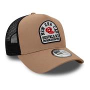 New Era Beige State Patch Trucker Cap Beige, Herr