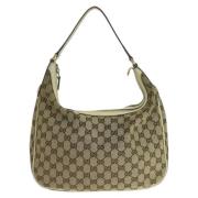 Gucci Vintage Pre-owned Canvas gucci-vskor Beige, Dam