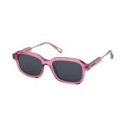 Zadig & Voltaire Multifärgad Acetat Solglasögon Rosa Grå Pink, Dam