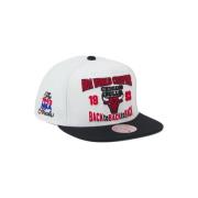 Mitchell & Ness Vit Bulls 93 Snapback Keps White, Herr