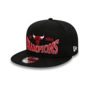 New Era Svart Bulls Champion Patch Keps Black, Herr