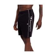 Champion Svart Script Logo Shorts Black, Herr