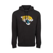 New Era Svart Jaguars Laglogga Hoodie Black, Herr