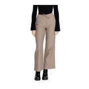 Jacqueline de Yong Brun Bomullsblandning Jeans & Byxor Brown, Dam