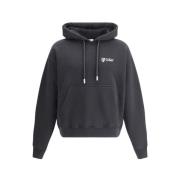 Off White Script Skate Hoodie Black, Herr