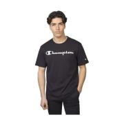 Champion Legacy Big Logo Svart Tee Black, Herr