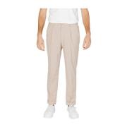 Antony Morato Skräddarsydda polyesterblandade herrbyxor Beige, Herr