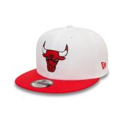 New Era Vit Bulls Crown Patch Keps White, Herr