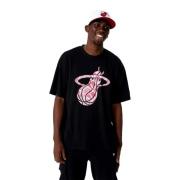 New Era Svart NBA Infill Logo T-shirt Black, Herr