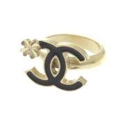 Chanel Vintage Pre-owned Metall chanel-smycken Yellow, Dam