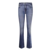 7 For All Mankind Bootcut-jeans Blue, Dam