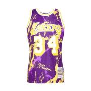 Mitchell & Ness Vit Lakers Doodle Swingman Jersey Purple, Herr