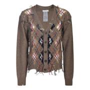 Maison Margiela Stiliga Sweaters Brown, Herr