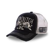 VON Dutch Svart Truckerkeps med Broderad Logotyp Black, Herr