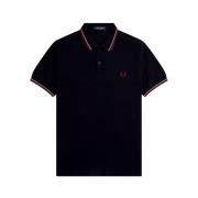 Fred Perry Marino Twin Tipped Polo Shirt Blue, Herr