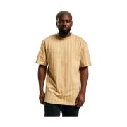 Karl Kani Beige Pinstripe T-shirt Beige, Herr