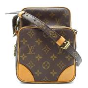 Louis Vuitton Vintage Pre-owned Canvas axelremsvskor Green, Dam