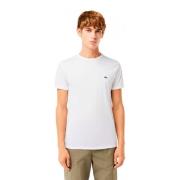 Lacoste Vit Klassisk Logot-shirt White, Herr