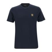 Belstaff Blå Bomull T-shirt med Phoenix Logo Blue, Herr