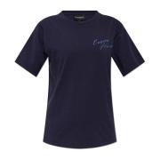 Emporio Armani T-shirt med logotyp Blue, Dam