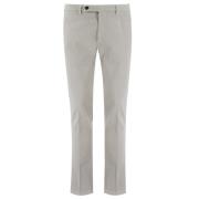 Berwich Slim Fit Bomullbyxor Gray, Herr