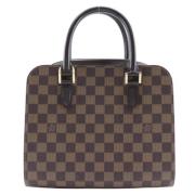 Louis Vuitton Vintage Pre-owned Canvas handvskor Brown, Dam